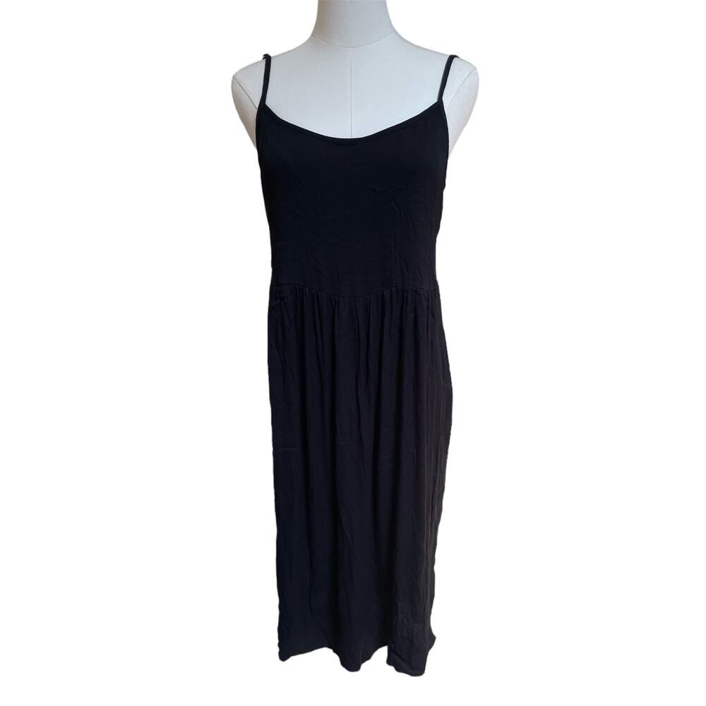 Avec Les Filles Black Dress Sz Small Sleeveless Classic Stretch NWT - Picture 1 of 6